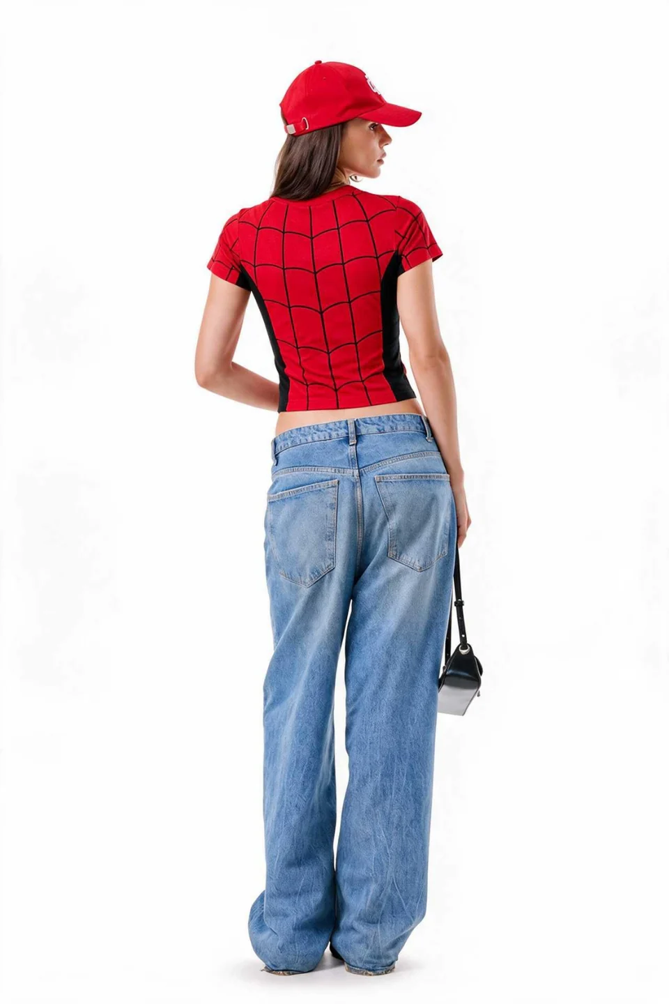 Spider Grid Baby Tee - Image 2