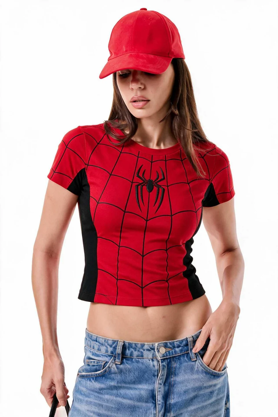 Spider Grid Baby Tee